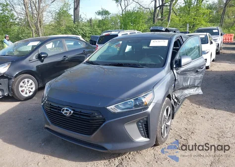 2017 Hyundai Ioniq Hybrid Sel из США, поврежденный, VIN KMHC75LC5HU035029